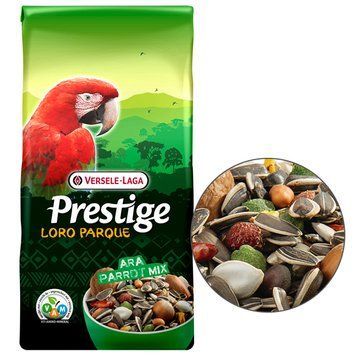 Versele-Laga Prestige Loro Parque Ara Parrot Mix ВЕРСЕЛЕ-ЛАГА ПРЕСТИЖ ЛОРО ПАРК АРА ПОПУГА повнораціонний корм для великих папуг 15 кг 222171 фото