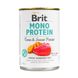 Влажный корм Brit Mono Protein Tuna & Sweet Potato для собак, с тунцом и бататом, 400 г 100055 фото 1