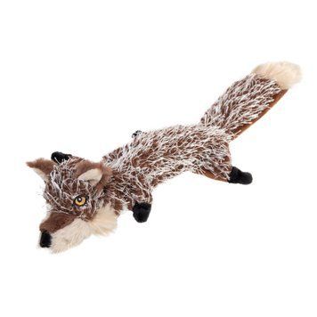Игрушка для собак Волк с пищалками GiGwi Plush Friendz, текстиль, 37 см 75325 фото