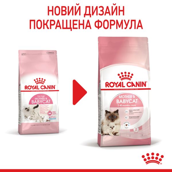 Сухий корм Royal Canin (Роял Канін) для кошенят віком від 1 до 4 місяців Babycat 0,4 кг. RC 2544004 фото