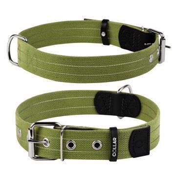 Нашийник для собак бавовняна тасьма CoLLaR Брезент (ширина 20мм, довжина 31-41см) 0357 фото