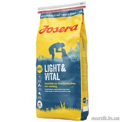 Josera (Йозера) Light and Vital для собак для зниження та утримання ваги 12,5 кг. 50012847 фото