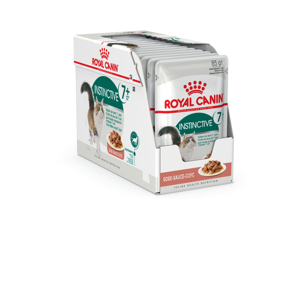Влажный корм Royal Canin (Роял Канин) Instinctive +7 для котов и кошек старше 7 лет пауч (в соусе) 85 г/12 шт. RC 4083001 (x12) фото
