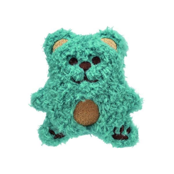 Игрушка Trixie для кошек Медведь плюшевый с кошачьей мятой 8 см голубой 45664 фото