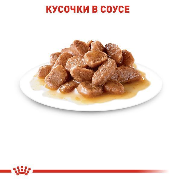 Влажный корм Royal Canin (Роял Канин) Instinctive +7 для котов и кошек старше 7 лет пауч (в соусе) 85 г/12 шт. RC 4083001 (x12) фото