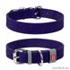 Ошейник для собак Collar WAUDOG Classic, натуральная кожа, 30-39 см / 20 мм, фиолетовый 41456657 фото 1