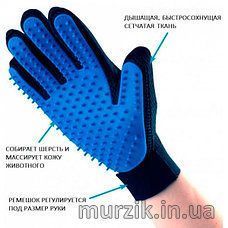 Перчатка "True Touch" для котов и собак для вычесывания шерсти на правую руку (16*23) см 9144910 фото
