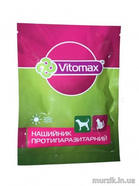 Ошейник против блох и клещей Vitomax Эко для кошек 35 см 8946585 фото