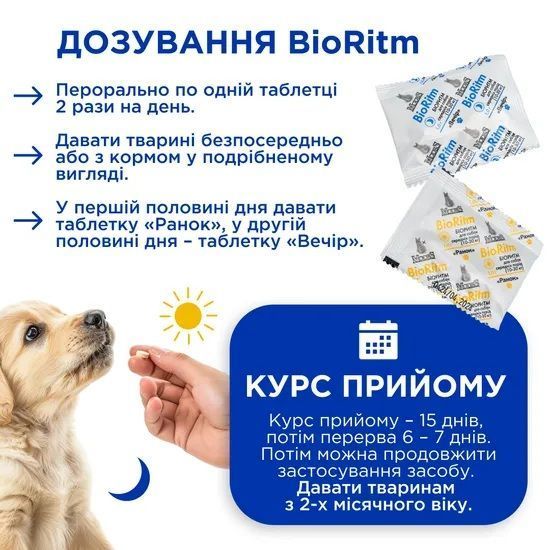 Биоритм (BioRitm) поливитаминный комплекс для кошек со вкусом кролика, MODES ЗС000295 фото