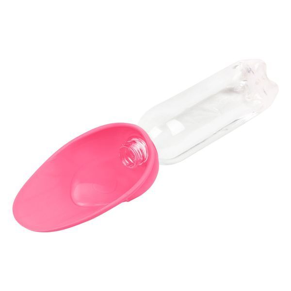Поїлка-насадка на пляшку WAUDOG Silicone, 165х90 мм рожевий 50778 фото