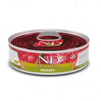 Фарміна вологий корм для котів N&D QUINOA URINARY, DUCK & CRANBERRY ADULT для профілактики сечокам'яної хвороби, качка, кіноа, журавлина та ромашка, 80 г, 02178 181 275 фото