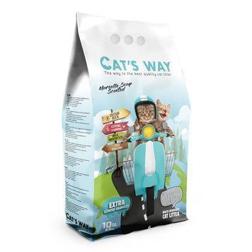 Cats Way Marseille Soap - наповнювач Кетс Вей з марсельським милом для котячого туалету - 10 л. Cats Way Marseille Soap фото