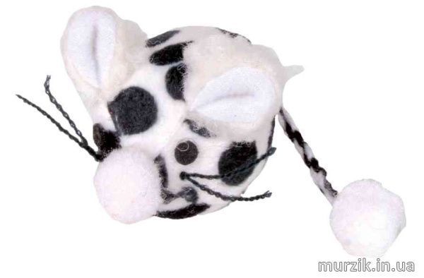 Игрушка Trixie для кошек Мышка-мячик с кошачьей мятой плюш 4,5 см 4554_1шт фото