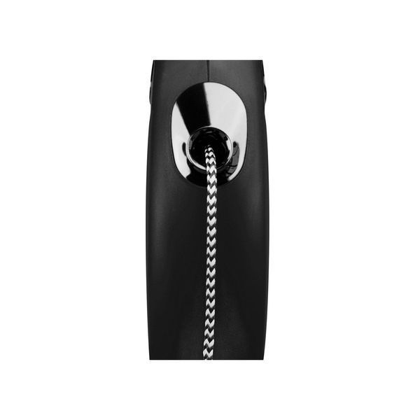Повідець-рулетка Flexi New CLASSIC M, 8м/20кг, трос, чорний 11811 BLACK Flexi фото