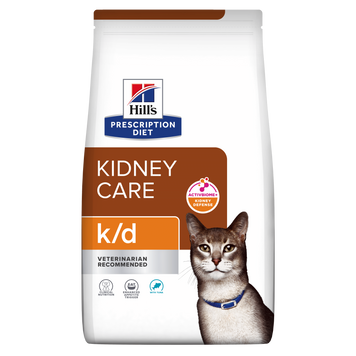 Hill&rsquo;s PRESCRIPTION DIET k/d з ActivBiome+ Kidney Defense Сухий корм для котів підтримання функції нирок, з тунцем, 0,4 кг 605991 фото