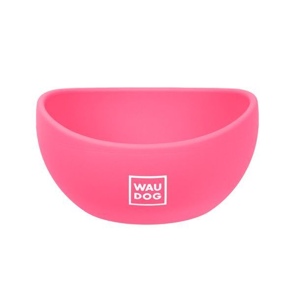 Миска WAUDOG Silicone, 250 мл розовый 508111 фото