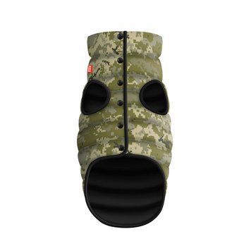 Курточка для собак WAUDOG Clothes, малюнок "Мілітарі", XS22, В 33-36 см, С 19-22 см 410-4026 фото