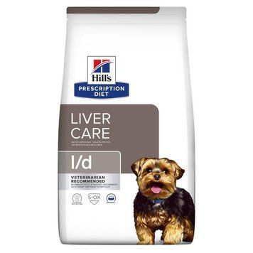 Hill's PRESCRIPTION DIET l/d Сухой корм для собак для поддержания функции печени, 1,5 кг 605842 фото