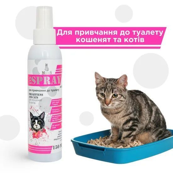Фикс спрей (Fix spray) средство для приучения к туалету для котят и кошек 150 мл, MODES ЗС000156 фото