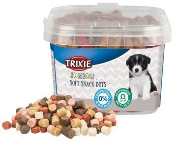 Лакомство Trixie Junior Soft Snack Dots для щенков с кислотами Омега-3 и Омега-6 140 г 31519 фото