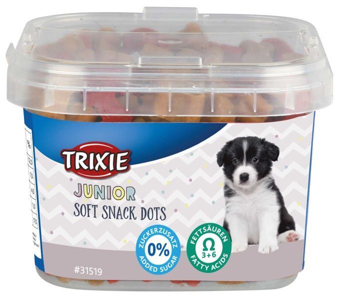 Ласощі Trixie Junior Soft Snack Dots для цуценят з кислотами Омега-3 та Омега-6 140 г 31519 фото