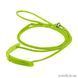 Ринговка для собак, CoLLaR DOG Extreme, нейлон, с кожаной накладкой, 130 см / 5 мм, салатовый 41456246 фото 1