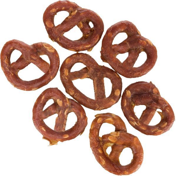 Ласощі Trixie Mini Pretzels для собак крендель з куркою 100 г 31656 фото