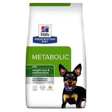 Hill&rsquo;s PRESCRIPTION DIET Metabolic Mini Сухой корм для собак мелких пород для контроля и снижения веса, с курицей, 1 кг 606378 фото
