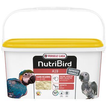 Versele-Laga NutriBird A19 ВЕРСЕЛЕ-ЛАГА НУТРІБЕРД A19 молоко для пташенят великих папуг 3 кг 221723 фото