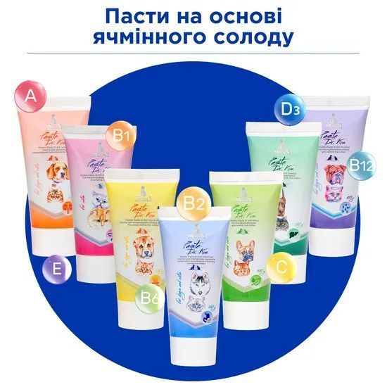 Паста Др. КІС Хеірболл (Paste Dr.KIS Hairball remedy) для виведення шерсті зі шлунку котів 100 г, MODES ЗС000294 фото