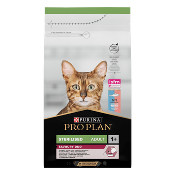 Сухой корм для стерилизованных кошек ProPlan Sterilised Duo, с треской и форелью 3 кг 12515371 фото