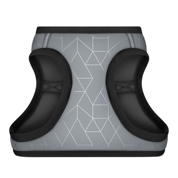 Шлея для собак мягкая WAUDOG Clothes c QR-паспортом, светоотражающая, XS4 B 36-39 см, C 26-28 см 2929 фото