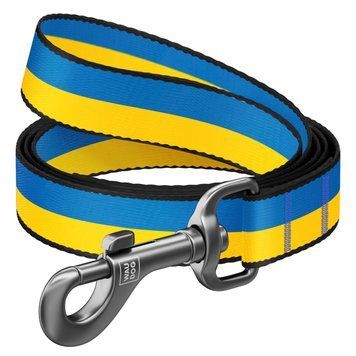 Поводок для собак нейлоновый WAUDOG Nylon рисунок "Colors of freedom", S, Ш 15 мм, Дл 122 см 4925-4020 фото