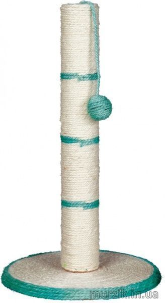 Царапка-столбик Trixie для кошек с игрушкой на веревке сизаль 31х50 см 4309 фото