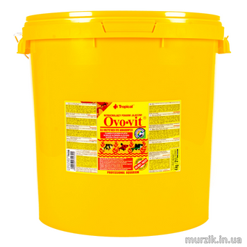 Сухой корм для аквариумных рыб Tropical в хлопьях «Ovo-Vit» 21 л/4 кг (для всех аквариумных рыб) 32582936 фото