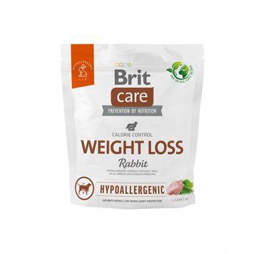 Сухий корм Brit Care Dog Hypoallergenic Weight Loss для собак із зайвою вагою, гіпоалергенний з кроликом, 1 кг 172223 фото