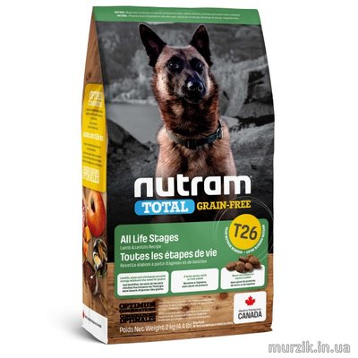 Сухой беззерновой корм для собак Nutram Total GF Lamb & Lentils с ягненком и бобами 20 кг. 9098813 фото