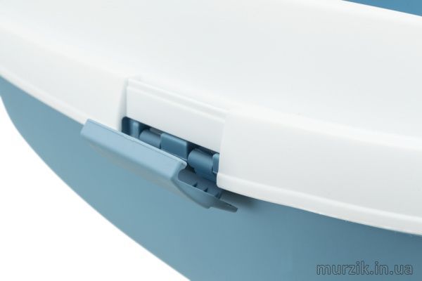Туалет Trixie Примо XXL с бортиками 56 х 25 х 71 см сине-белый 40175 фото