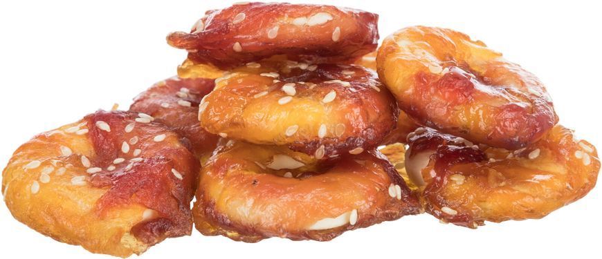 Ласощі Trixie Premio Lamb Chicken Bagels для собак кільця з ягням та куркою 100 г 31707 фото