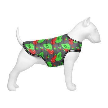 Курточка-накидка для собак WAUDOG Clothes, малюнок "Калина", XS, А 26 см, B 33-41 см, С 18-26 см 502-0228 фото