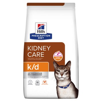 Hill&rsquo;s PRESCRIPTION DIET k/d з ActivBiome+ Kidney Defense Сухий корм для котів підтримання функції нирок, з куркою, 0,3 кг 609840 фото