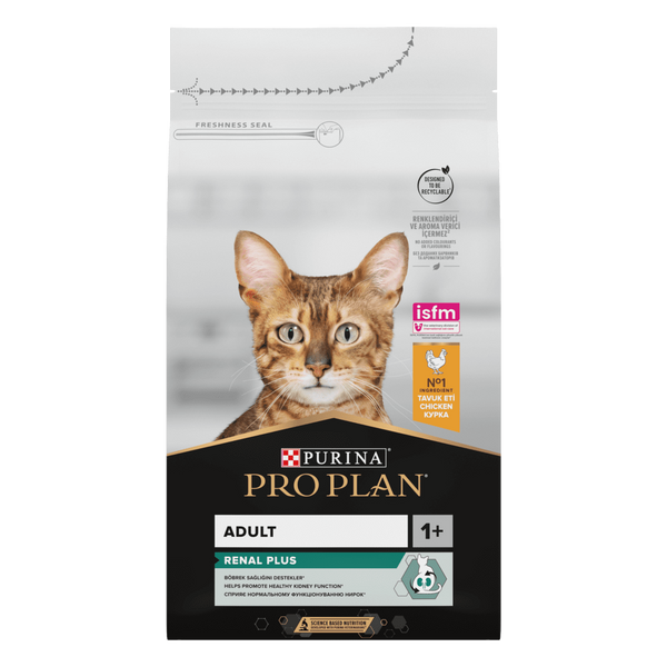 Сухой корм PRO PLAN&reg; RENAL PLUS (РЕНАЛ ПЛЮС) для взрослых кошек, с курицей, 14 кг 12537694 фото