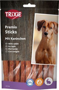 Лакомство Trixie Premio Rabbit Sticks для собак палочки с кроликом 100 г 31709 фото