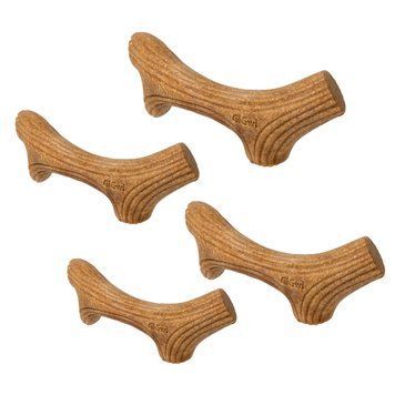 Игрушка для собак Рог жевательный GiGwi Wooden Antler, дерево, полимер, XS 2343 фото