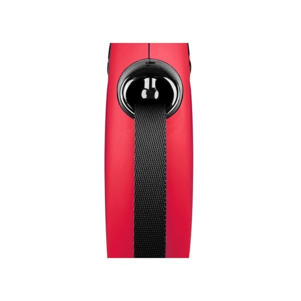 Повідець-рулетка Flexi New CLASSIC L, 5м/50кг, стрічка, червоний 11723 RED Flexi фото